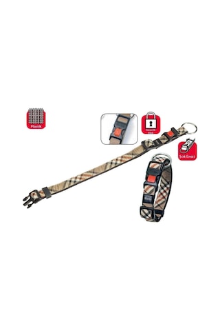 Karlie Siyah Kilitli Boyun Tasması S 30-45 CM Siyah