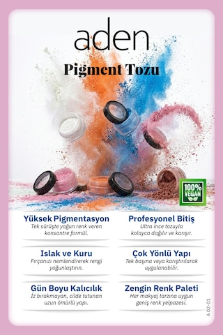 Aden Pigment Powder - Pigment Tozu Marmalade Marmelat 0