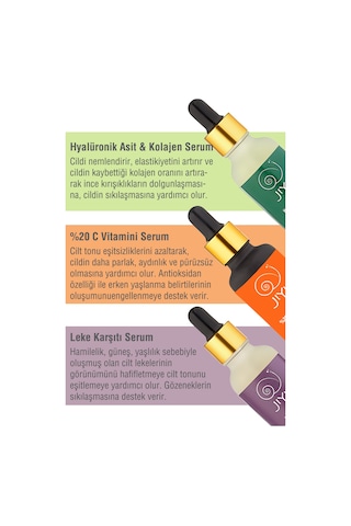 Jiyu 3'Lü Yüz Serum Seti 3x30 ml.