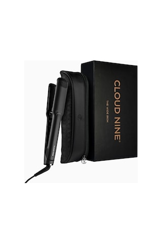 Cloud Nine Classic Wide Iron, Geniş Sericite Plakalı Saç Düzleştirici Siyah