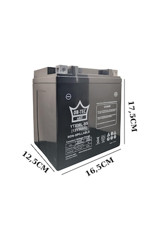 Ortec 12v 30ah Ytx30 Motosiklet - Atv Aküsü