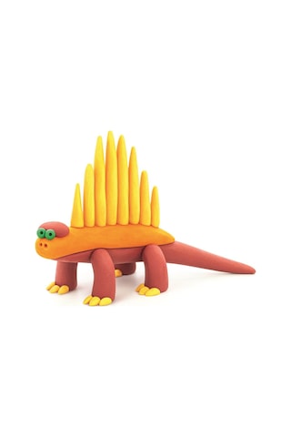 Hey Clay Hava İle Kuruyan Kil 6'lı Kutu - Mega Dinozorlar Lagosuchus, Allosaurus, Dimetrodon