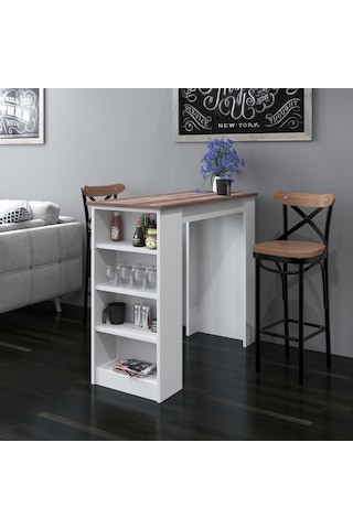 Bicabin Bicabin Tekila Raflı Bar Masası, Yemek, Mutfak Masası (529778366)