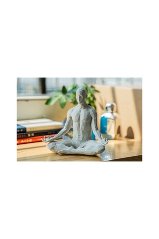 Yoga/meditasyon Yapan İskandinav Tarzı Biblo Heykel Figür Dekor Dekorasyon Hediyelik Denge Ve Huzur 12