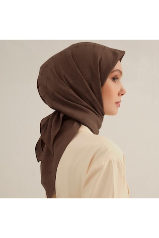 Armine E00oa0444092 74 Armine Lyocell Eşarp 4 Kahverengi