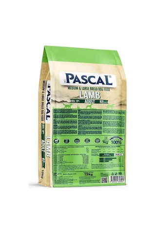 Pascal Kuzu Etli Orta Ve Büyük Irk Yetişkin Köpek Maması 15 Kg