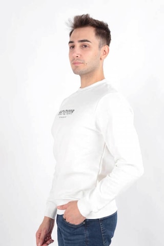 Cazador Erkek Sweatshirt Ekru 5226 25ke90000080 E90011 Ekru