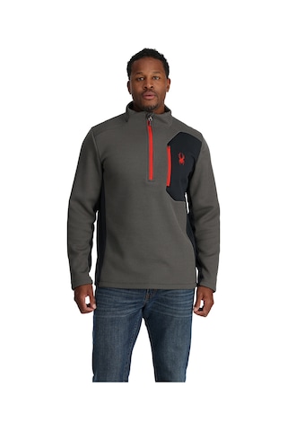 Spyder Spyder Bandit 1/2 Zip Erkek Gri İçlik Üst 6130