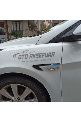 Hyundai Coupe Çamurluk Venti Parlak Siyah Logolu