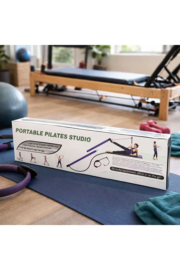 Banum Luxury Taşınabilir Pilates Stüdyosu Mavi - Siyah