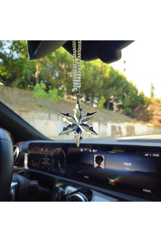 Kristal Araba Dikiz Aynası Süsü H-style Dikiz Aynası Süsü Araba Hediyesi-cam Kristal Kullanımı Yasal Ürün