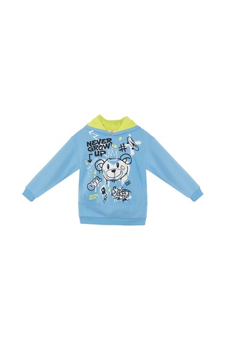 Denokids Mshb&g Cool Bear Erkek Çocuk Sweatshirt Mavi