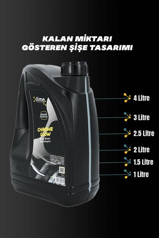 Konsantre Araç Krom Temizleyici - 4 Lt.
