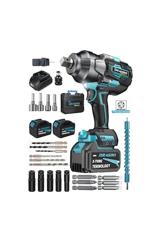 Dragro DRG-1400 Profesyonel M 1400 NM Kademeli Yüksek Torklu Somun Bijon Sökme Matkap Akülü Vidalama Kömürsüz Motor Dragro DRG-1400 Profesyonel M 1400 NM Kademeli Yüksek Torklu Somun Bijon Sökme Matkap Akülü Vidalama Kömürsüz Motor