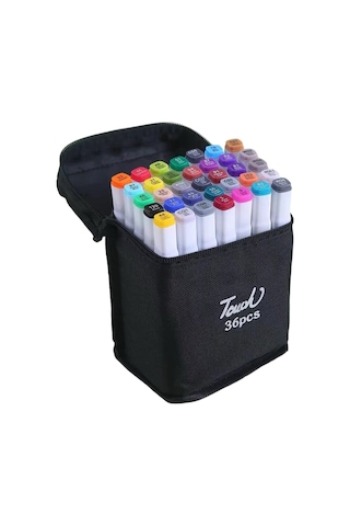 Touch Sketc Çift Taraflı Marker Kalem Seti Çanta 36 Adet