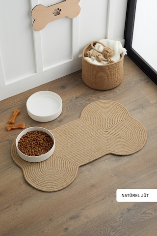 Ocean Home Textile Jüt Halat Çok Amaçlı Dekoratif İç Dış Kapı Önü Kemik Paspas73 x 43 CM