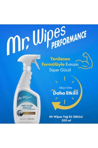 Mr.wipes Performance Yağ ve Kir Sökücü 500 ML