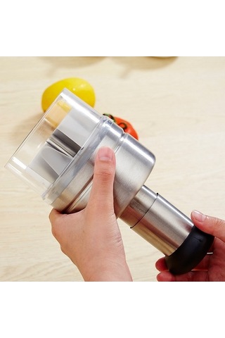 Dancemonkey Cbtx Çelik Sebze Kesici Mutfak Aletleri Soğan Ve Sarımsak Presi Gümüş