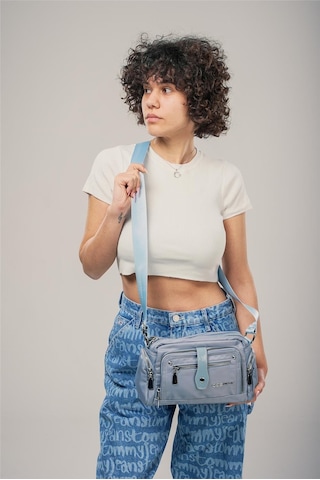 Ççs Kadın 17895 Omuz Askılı Çanta Mavi