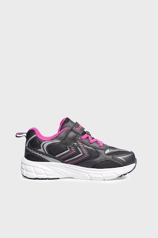 Hummel Logolu Cırt Cırtlıı Ayakkabı Unisex Çocuk Ayakkabı 900948-2761 Siyah-pembe