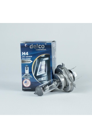 Delco U.s.a H4 Halogen Far Ampulü 24 Volt 100/90w Tırnaklı 10 Adet