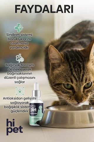 Hipet Sıvı Probiyotik Kedi Probiyotik 50 ML
