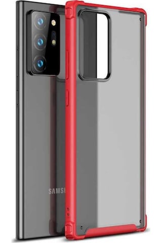 Galaxy Note 20 Ultra Kılıf Zore Volks Kapak Kırmızı