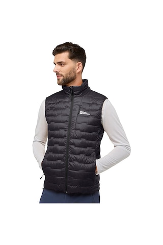Jack Wolfskin Passamani Down Vest M Erkek Günlük Yelek A61840-635 Siyah A61840-635 Siyah