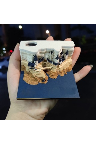 Kale 3d Defter 2024 Takvim Not Defteri Not Dekorasyonu