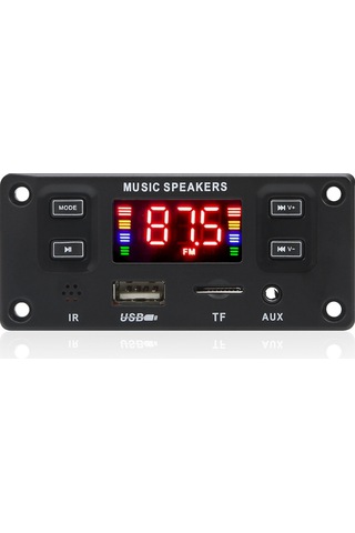 12v Kod Çözücü Kart Güç Amplifikatörü Kayıt Müzik Çalar Bluetooth Uyumlu