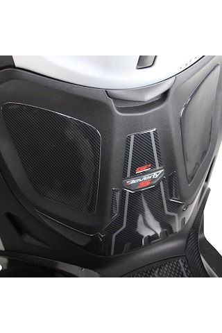 GP Kompozit  Piaggio Beverly 400 S 2021-2023 Uyumlu Tank Pad Seti Karbon
