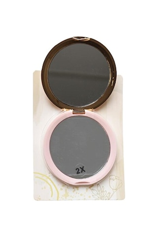 9 Cm Taşınabilir Çanta Aynası Pembe - 50 Pembe