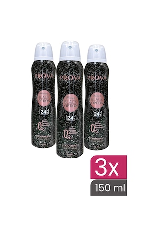 Prova Black Option Kadın Deodorant 3 x 150 ML