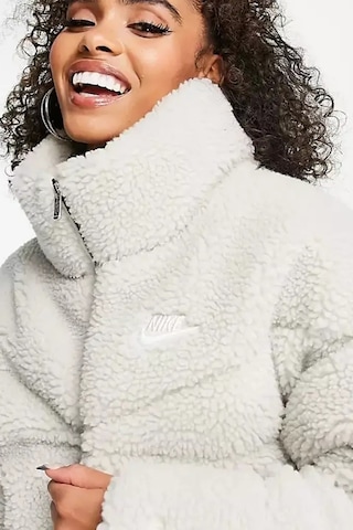 Nike Sportswear Therma-fit City City Series Synthetic Fill High-pile Fleece Full Zip Jacket Sentetik Dolgu Bol Kesim Kadın Ceket Krem Krem