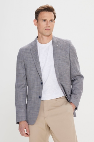 AC&Co / Altınyıldız Classics Erkek Lacivert Comfort Fit Rahat Kesim Mono Yaka Casual Blazer Ceket 001