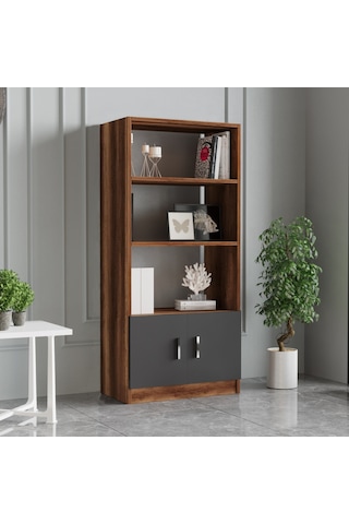 Robinhome Robin Home Verona D Ofis Kitaplık Barok- Gri