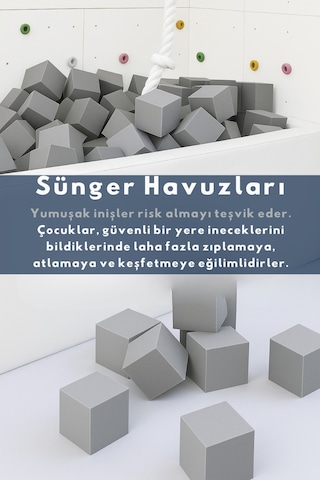 Sünger Oyun Küpleri 10x10x10 Cm 100 Adet Oyun Havuzu Topları Alternatifi