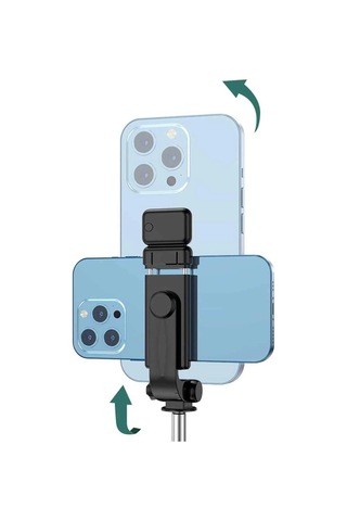 Hubrendy Tekno Tripod Selfie Çubuğu Bluetooth Kumandalı Kablosuz Led Işıklı