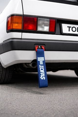 Tofaş Mavi Yüksek Kalite Oto Tampon Çeki Ipi Çıt Çıtlı Tampon Dili Sticker Arma Araç Aksesuarı