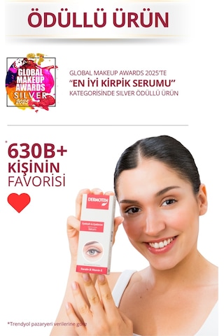 Dermoten Kaş & Kirpik Bakım Yağı 20 ML