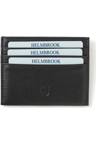 Helmbrook London Barry Erkek Gri Deri Özel Tasarım Çok Bölmeli Rfid Korumalı Kartlık Gri