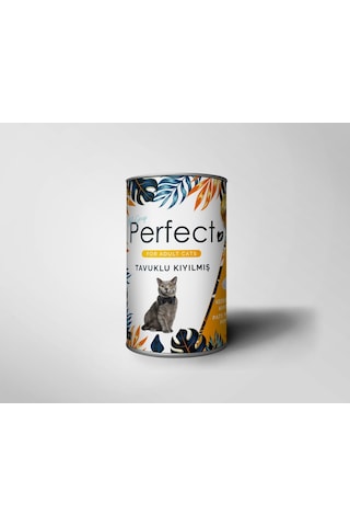 Perfect Tavuklu Kıyılmış Konserve Yetişkin Kedi Maması 400 G