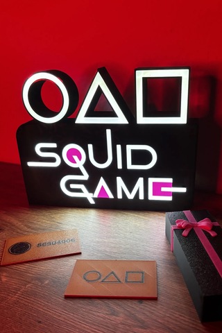 Squid Game Dekoratif Led Aydınlatma Çok Renkli