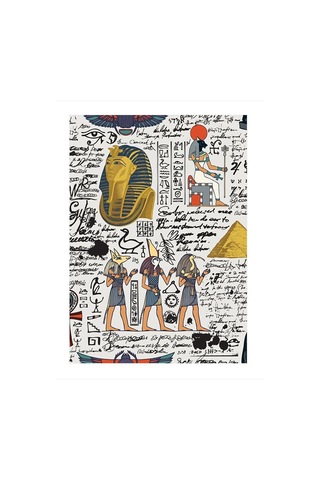 Eski Mısır Art Mdf Poster 35cm X50cm