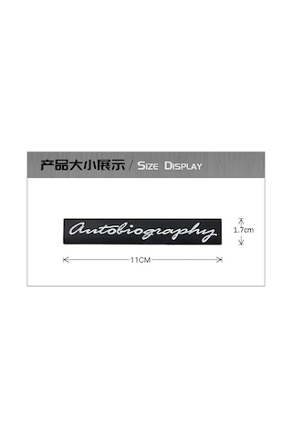 Range Rover Autobiography Çamurluk Sticker Metal Logo Aksesuar