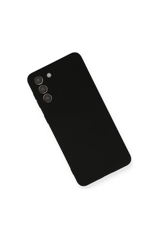 Newface - 179 - Samsung Galaxy Uyumlu S21 Plus Kılıf Nano İçi Kadife Silikon - Csmo-tex - - Siyah Sıyah