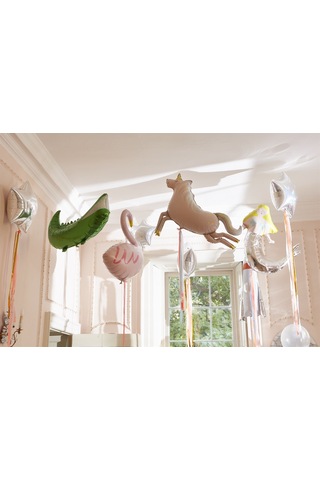 Meri Meri - Flamingo Foil Balloon - Flamingo Folyo Balon Çok Renkli
