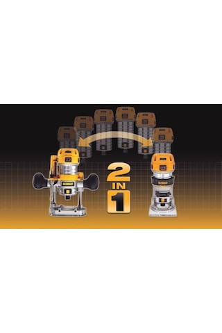 Dewalt D26204K 900 W Profesyonel Dalma ve Sabit Tabanlı El Freze