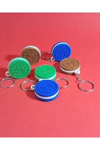 Oreo Anahtarlık Gerçekçi Oreo Anahtarlık Mavi Adet Fiyatı