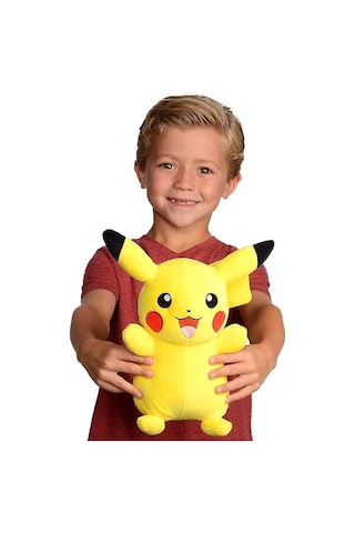 Ithal Kumaş Pikaçhu Pokemon Go Pikachu Figür Peluş Oyuncak Büyük Boy Oyun Arkadaşı Pikachu Peluş Sarı